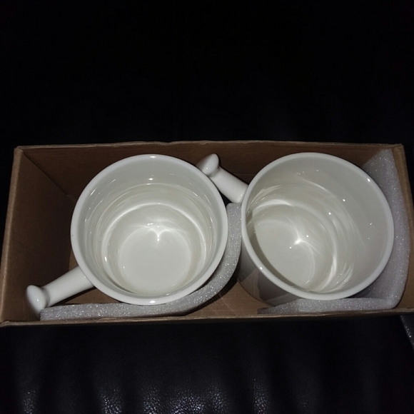 Mr. & Mrs. Coffee porcelain mug set - Picture 2 of 5